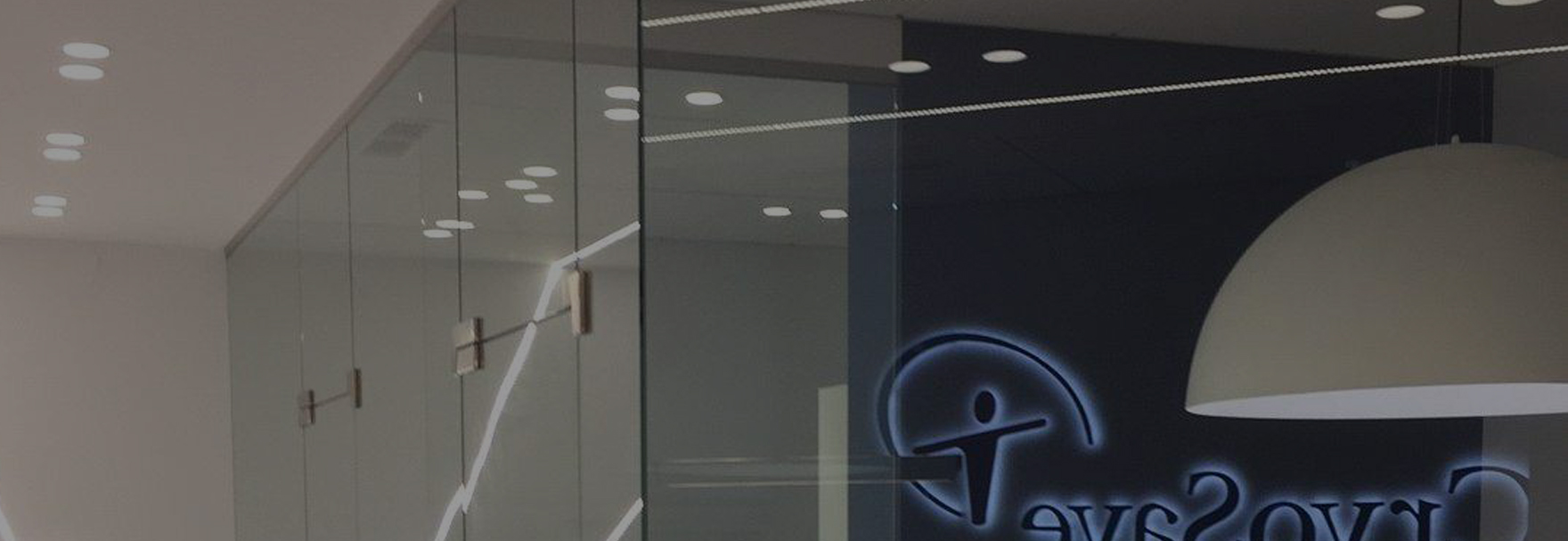 Стеклянные перегородки